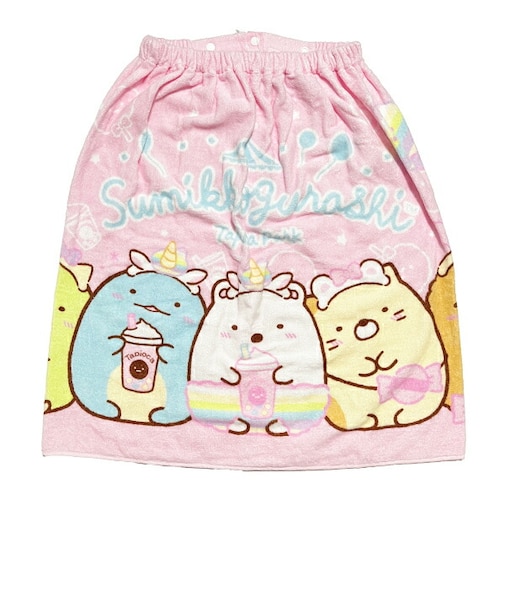 すみっコぐらし たぴおかパーク プールスカート タオル 保育園 キッズ すみっこ