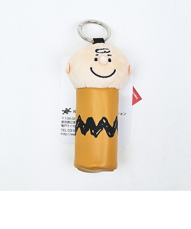 スヌーピー チャーリーブラウン カナビラ付きミニシリンダー (ベージュ) SNOOPY