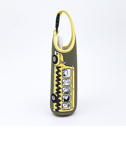 スヌーピー スクールバス ペットボトルカバー600ml ランチ SNOOPY