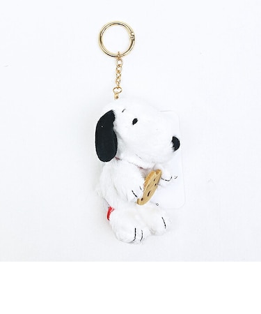 スヌーピー クッキー カナビラ付きプチふわマスコットキーホルダー SNOOPY