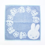 ミッフィー miffy ミニタオル リース ブルー ハンカチ