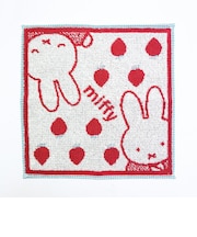 ミッフィー miffy ミニタオル ストロベリー レッド ハンカチ