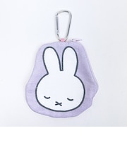 ミッフィー miffy タオルポーチ スリープ パープル