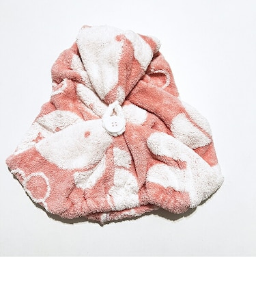 ミッフィー miffy フラワー ヘアキャップタオル ピンク