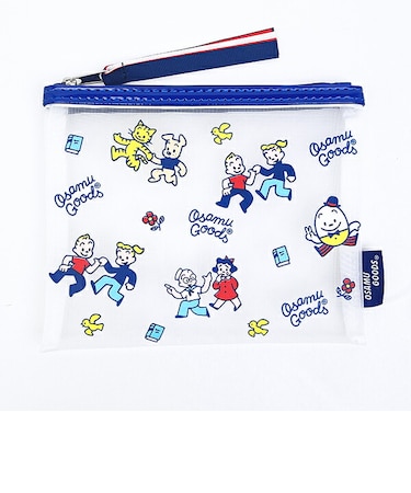 オサムグッズ メッシュポーチ (ブルー) OSAMUGOODS