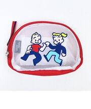 オサムグッズ ジル&ジャック シェル型メッシュポーチ (レッド) OSAMUGOODS