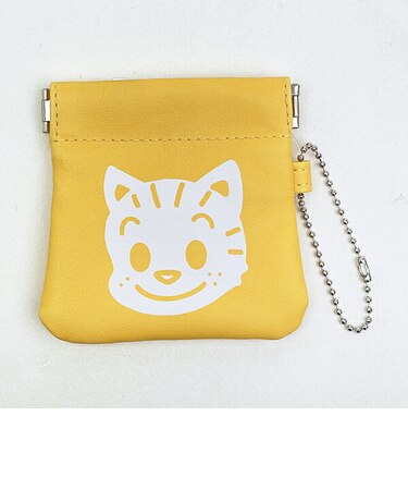 オサムグッズ キャット バネポーチ (イエロー) OSAMUGOODS