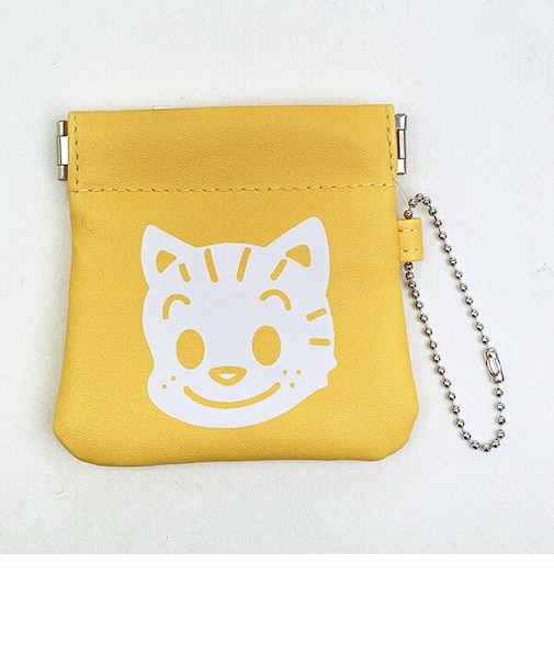 オサムグッズ キャット バネポーチ (イエロー) OSAMUGOODS