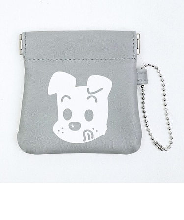 オサムグッズ ドッグ バネポーチ (グレー) OSAMUGOODS