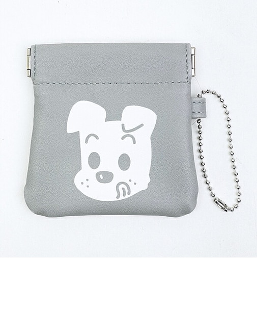 オサムグッズ ドッグ バネポーチ (グレー) OSAMUGOODS