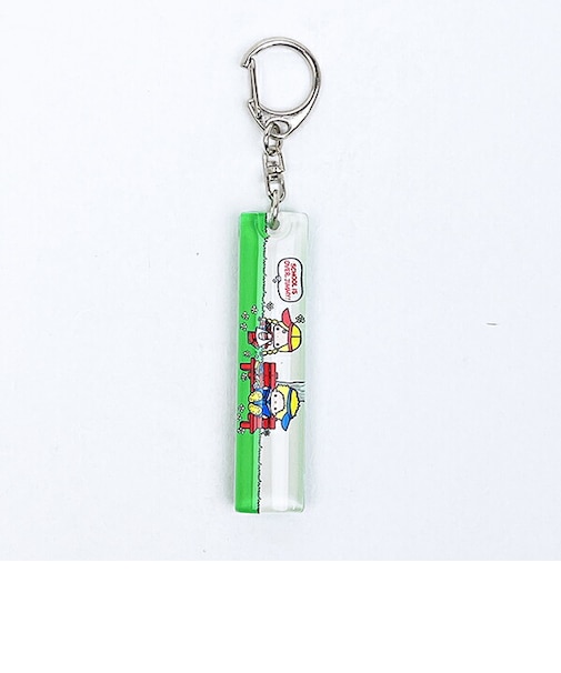 サンリオ パティ＆ジミー アクリルスティックキーホルダー 日本製 (グリーン) Sanrio