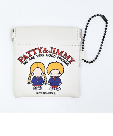 サンリオ パティ＆ジミー バネポーチ (アイボリー) Sanrio
