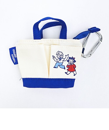 オサムグッズ ベティ＆ジョージー・ポージー ミニトートバッグキーケース (ブルー) OSAMUGOODS