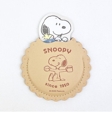 スヌーピー ＆ウッドストック ケース入りミラー SNOOPY