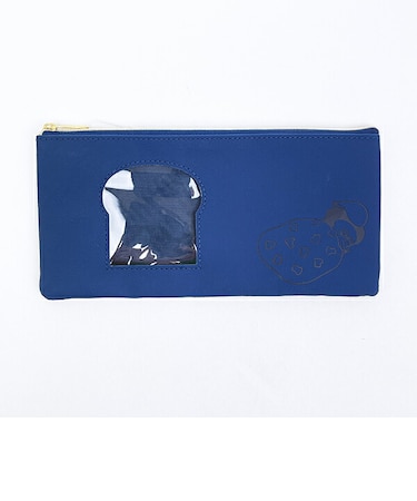 パンどろぼう フラットペンケース (ネイビー) 文具