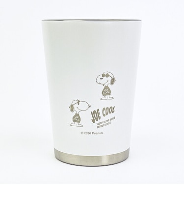 スヌーピー ジョークール ステンレスタンブラー ホワイト モノトーン コップ SNOOPY