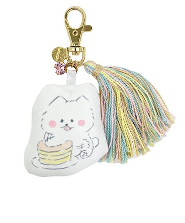 ほわころくらぶ ふわふわクッションとタッセルのバッグチャーム