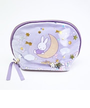 ミッフィー miffy ラウンドポーチ パープル ドリーミーシリーズ