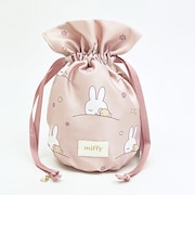 ミッフィー miffy 巾着 ピンク ドリーミーシリーズ