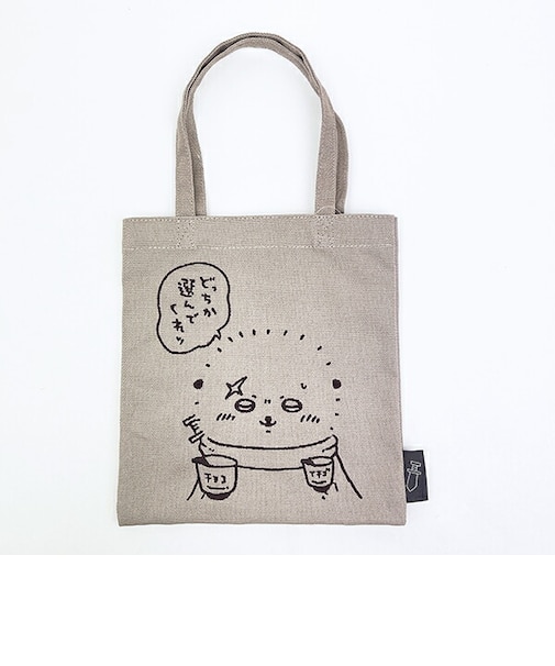 ちいかわ ラッコ 刺繍ミニトートバッグ