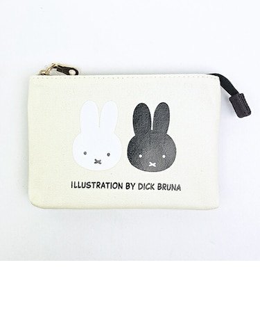 ミッフィー miffy 3ポケットポーチ ブラック ベーシックシリーズ