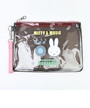 ミッフィー miffy ミュージック PVCフラットポーチ MIFFY＆MUSICシリーズ