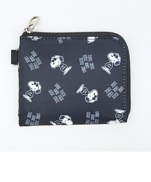 スヌーピー ジョークール ウォレット 財布 チラシ モノトーン SNOOPY