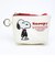 スヌーピー スヌーピー ミニ船形ポーチ アップリケ SNOOPY