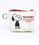 スヌーピー スヌーピー ミニ船形ポーチ アップリケ SNOOPY