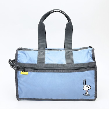 スヌーピー リップストップボストンバッグ ブルー SNOOPY