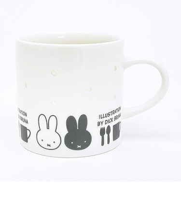 ミッフィー miffy 透かしマグカップ ワンポイント コップ ベーシックシリーズ