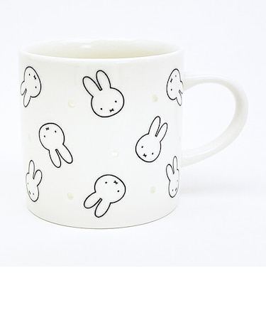 ミッフィー miffy 透かしマグカップ 総柄 コップ ベーシックシリーズ