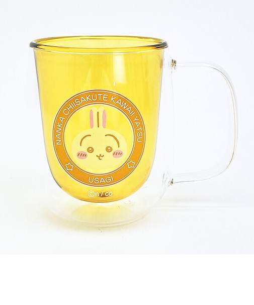 ちいかわ うさぎ ダブルウォールグラス コップ