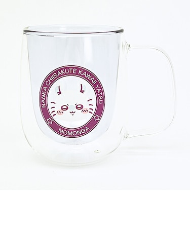 ちいかわ モモンガ ダブルウォールグラス コップ