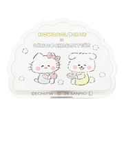 ほわころくらぶ × サンリキャラクターズ (ほわころちゃん＆ハローキティ) アクリルメモスタンド Sanrio 日本製