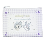 ほわころくらぶ × サンリキャラクターズ (チャウちゃん＆クロミ) フラットポーチ Sanrio