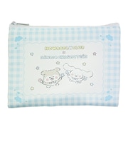 ほわころくらぶ × サンリキャラクターズ (しばころちゃん＆シナモロール) フラットポーチ シナモン Sanrio