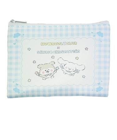 ほわころくらぶ × サンリキャラクターズ (しばころちゃん＆シナモロール) フラットポーチ シナモン Sanrio