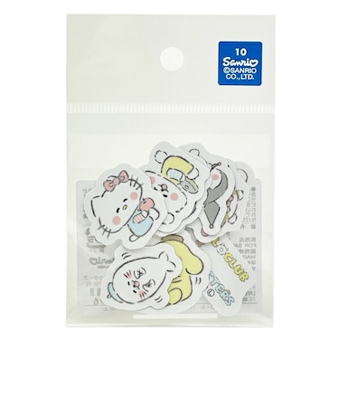 ほわころくらぶ × サンリキャラクターズ フレークシール 文具 Sanrio 日本製