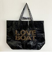 LOVEBOAT(ラブボート) ショッピングトートバッグ ブラック×レオパード