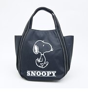 スヌーピー ミニバルーントートバッグ ブラック SNOOPY