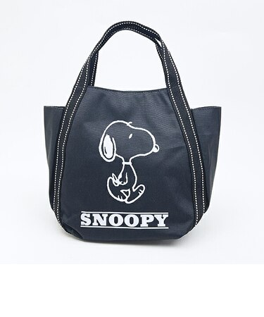 スヌーピー ミニバルーントートバッグ ブラック SNOOPY