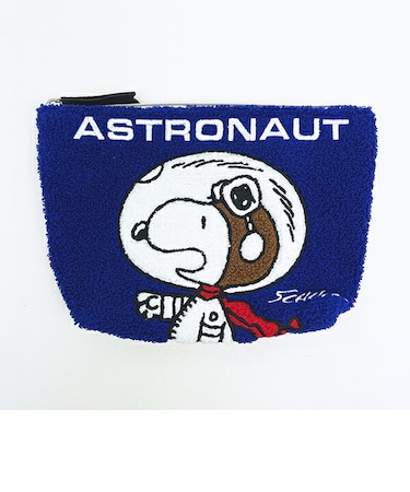 スヌーピー アストロノーツ さがらポーチ ブルー SNOOPY