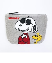 スヌーピー さがらポーチ グレー SNOOPY