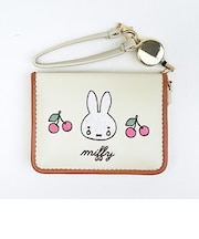 ミッフィー miffy オープンパスケース さくらんぼ 定期入れ