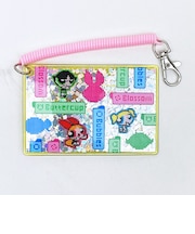 パワーパフガールズ コンフェッティパスケース イエロー カラフルピクセル パワパフ