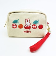 ミッフィー miffy ワッペンミニポーチ レトロチェリーシリーズ