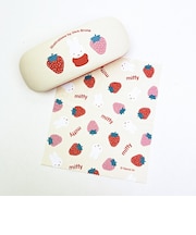 ミッフィー miffy 眼鏡ケース アイボリー STRAWBERRY&TULIP