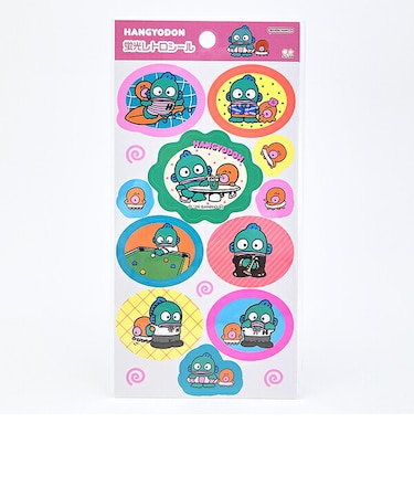 サンリオ ハンギョドン 蛍光レトロシール ポップ 文具 Sanrio 日本製