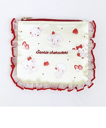 サンリオキャラクターズ フリルティッシュポーチ (ショートケーキ) スイートケーキコレクション Sanrio